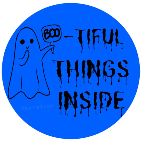 Bootiful Things Inside Stickers, Envelope Seals, Labels,13 colors to choose from - Picture 5 of 13